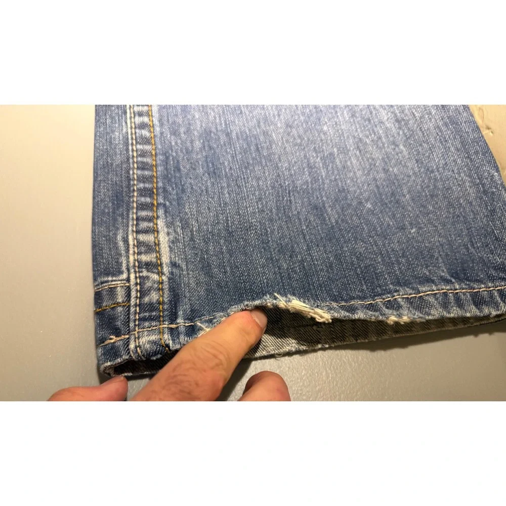 Ariat FR M4 Low Rise Boot Cut Mens Work Pants Blue Denim‎ Jeans 40x34 10017262